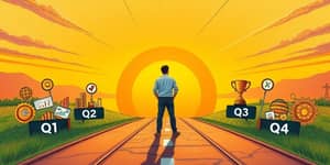 Revisit your goals and progress every quarter