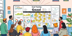 Track every goal’s progress with visual tools