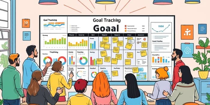 Track every goal’s progress with visual tools